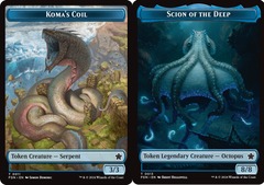 Koma's Coil (11) // Scion of the Deep (13) Token - Foil